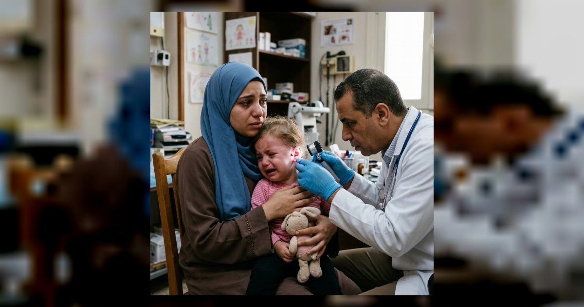 بعد 3 أيام من صراخ بنتي بلا توقف، اكتشفت حاجة مرعبة ملتصقة ورا ودنها.. لكن رد فعل الدكتور لما شافها خلاني أرتعب