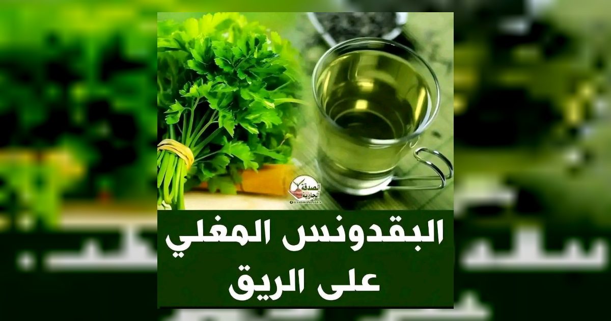 البقدونس المغلي