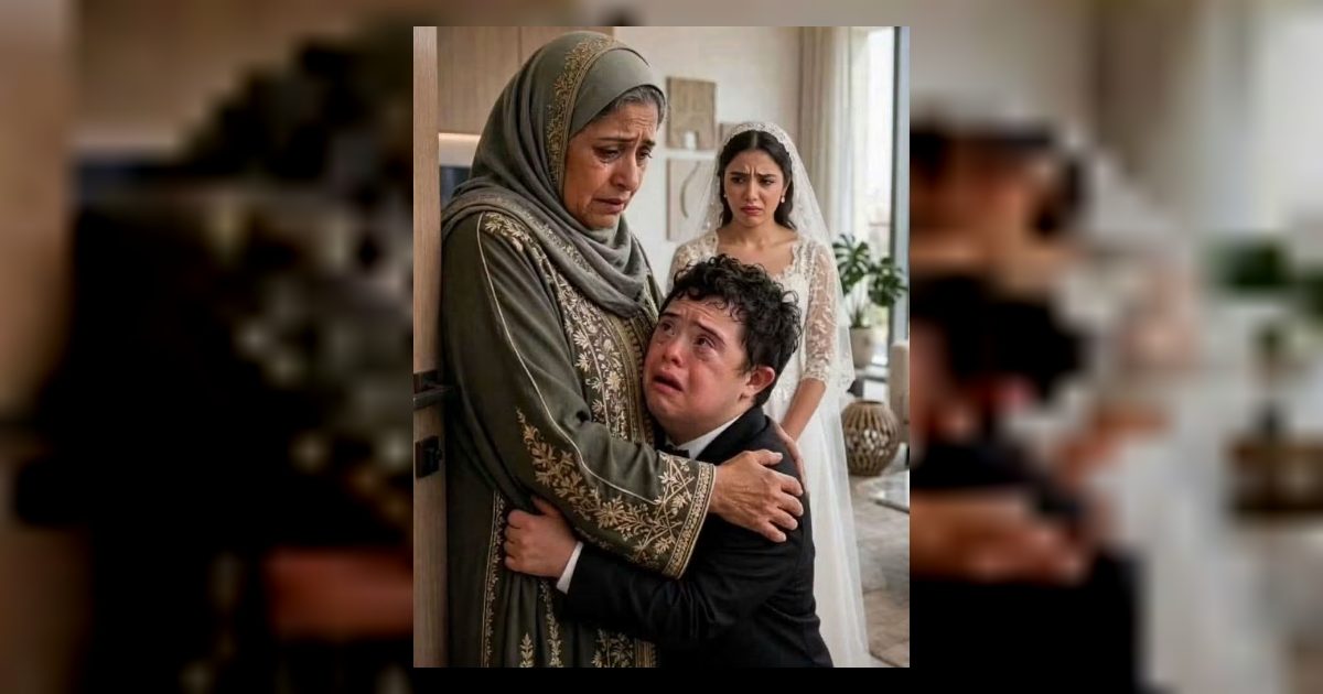 مرات ابني المريض