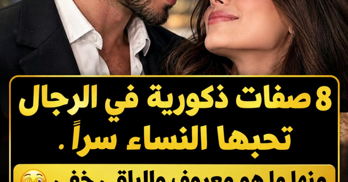 8 صفات شخصية قد تجعل الرجل أكثر جاذبية في نظر المرأة منها صفات معروفة وأخرى قد لا تتوقعها 🤔
