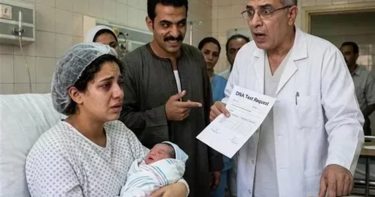 بعد ماولدت بلحظة جوزي طلب DNA