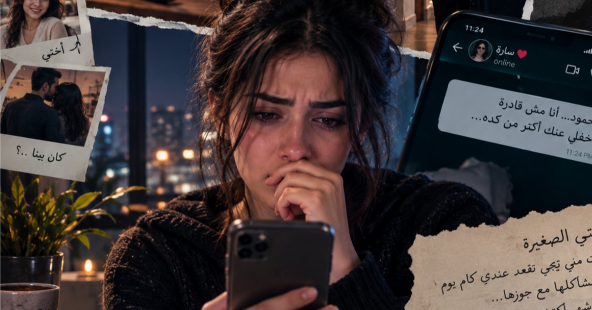 أختي الصغيرة طلبت مني تيجي تقعد عندي كام يوم بعد مشاكلها مع جوزها… وبعد شهر اكتشفت إنها كانت بتقرب من جوزي قدامي وأنا آخر واحدة فاهمة البيت اللي دخلته أختي…
