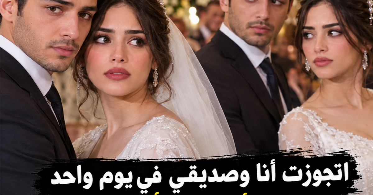 اتجوزت أنا وصديقي في يوم واحد من بنتين أخوات توأم متطابق بس بعد مدة اكتشفنا إنهم 2 بتفكير شياطين
